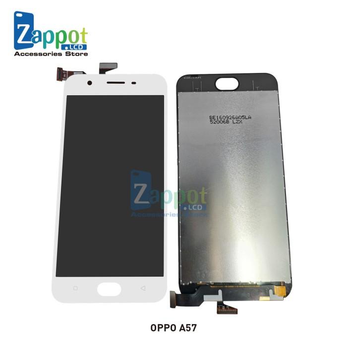 ORI LCD + TOUCHSCREEN OPPO A57 / NEW ORIGINAL PUTIH - LCD A57 WHITE