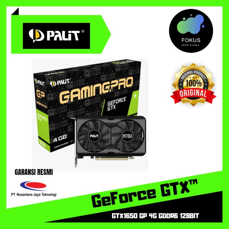 Palit VGA GTX1650 GP 4G GDDR6 128bit