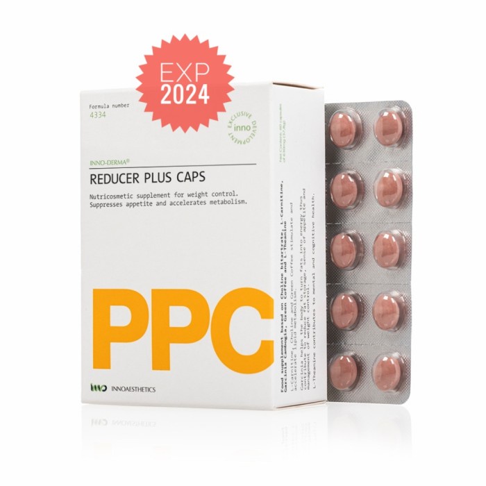 Inno-Caps Reducer PPC isi 60 Suplemen/Obat Diet Kurus/Pelangsing Aman