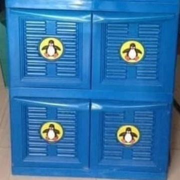 Lemari Pakaian Susun 2 Karakter Multiclub PH 2 Model Rotan Rak Box Laci Baju Sepatu Serbaguna Plasti