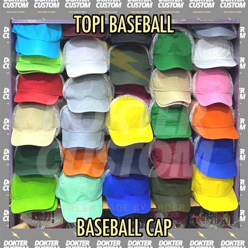 Topi Polos / Topi Baseball Polos / Baseball Cap Polos / Topi Baseball Cap Polos / Topi Pria Wanita /