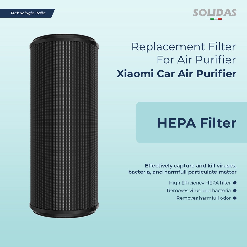 Solidas - Replacement Filter Air Purifier Xiaomi Car Air Purifier / HEPA