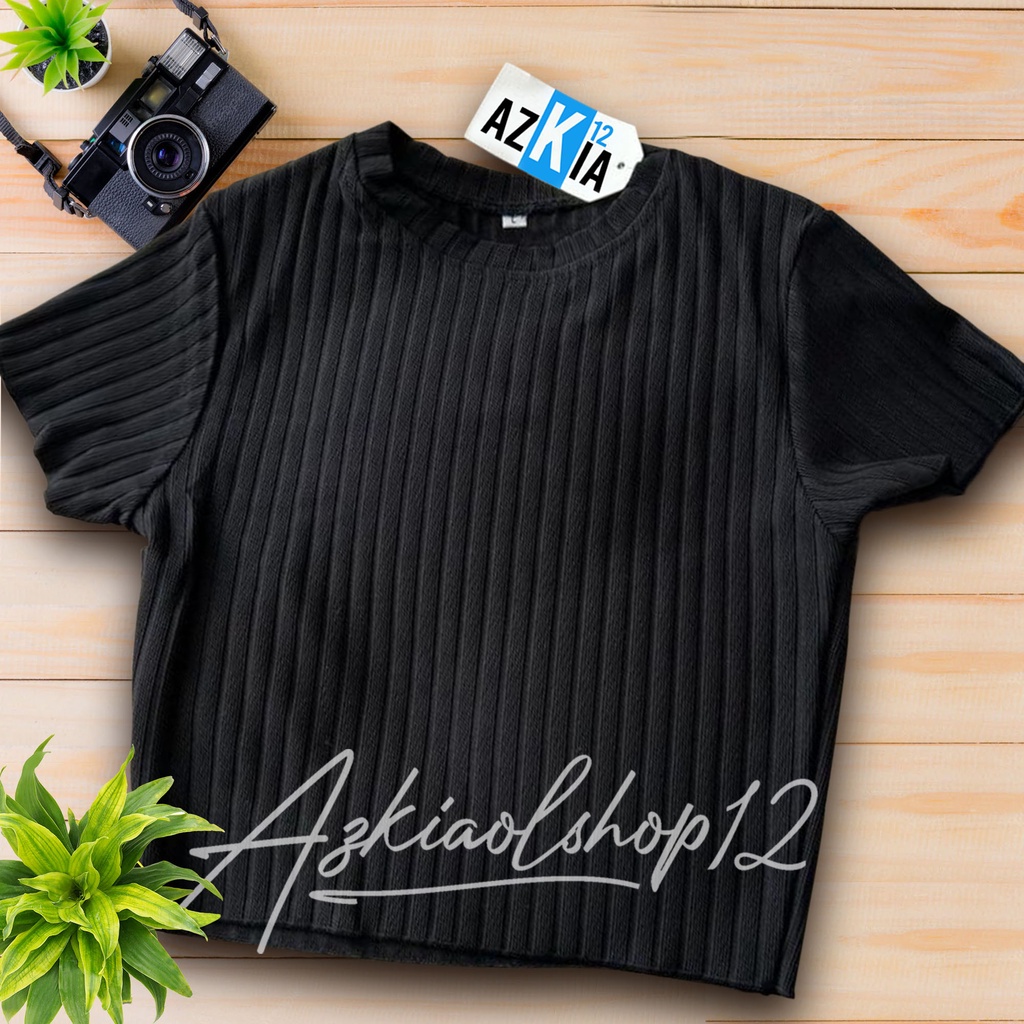 INNER KAOS WANITA MANSET ATASAN GAMIS / KAOS CROOP TOP WANITA TANGAN PENDEK