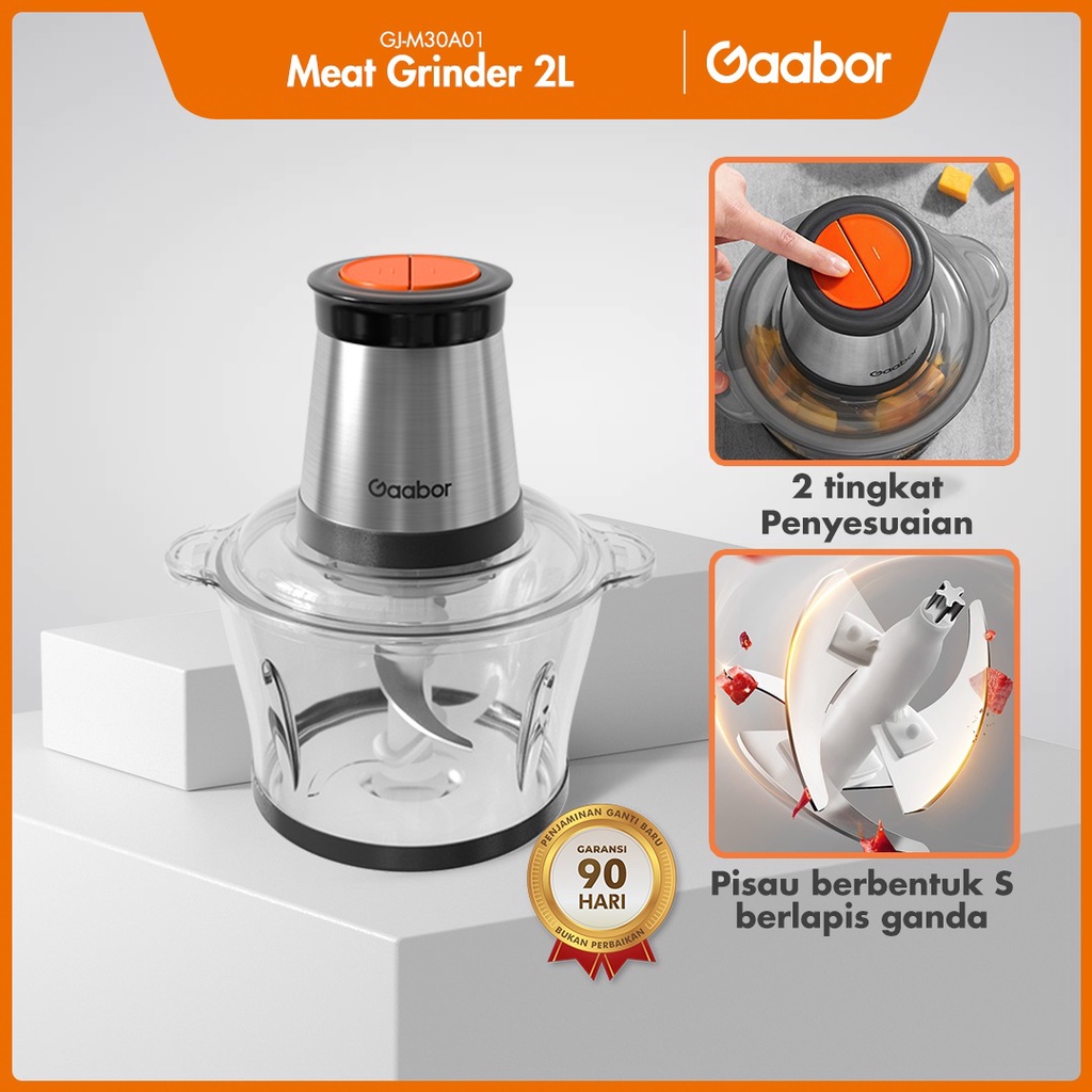 Gaabor GJ-M30A01 Electric Meat Grinder Mesin Penggiling Daging / Sayur Food Processor