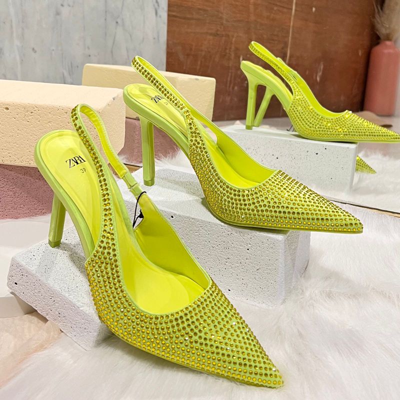 SEPATU HEELS WANITA||SEPATU HEELS ZR||SEPATU PINK|||SEPATU HITAM