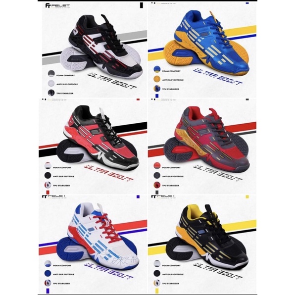 Sepatu Badminton Felet Ultra Boost / ultraboost Original