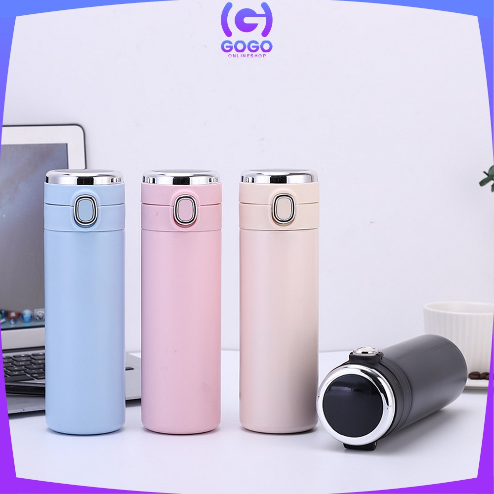 GOGO-C720 Termos Air Panas 420ML Botol Minum Vacuum Flask Digital Led Display Temperatur / Thermos Tumbler Stainless Steel Portabel Import