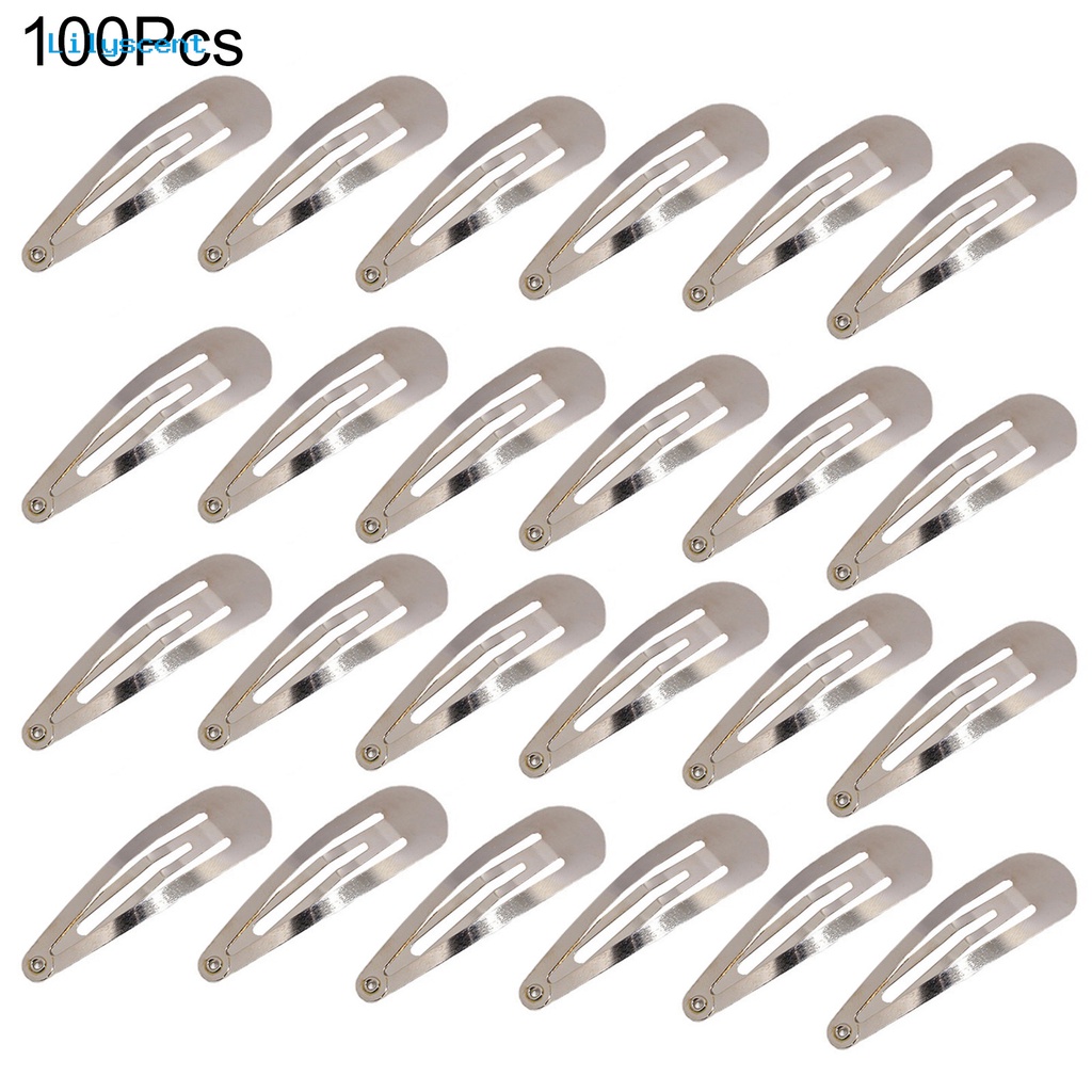 100 Pcs Jepit Rambut Baret Untuk Wanita