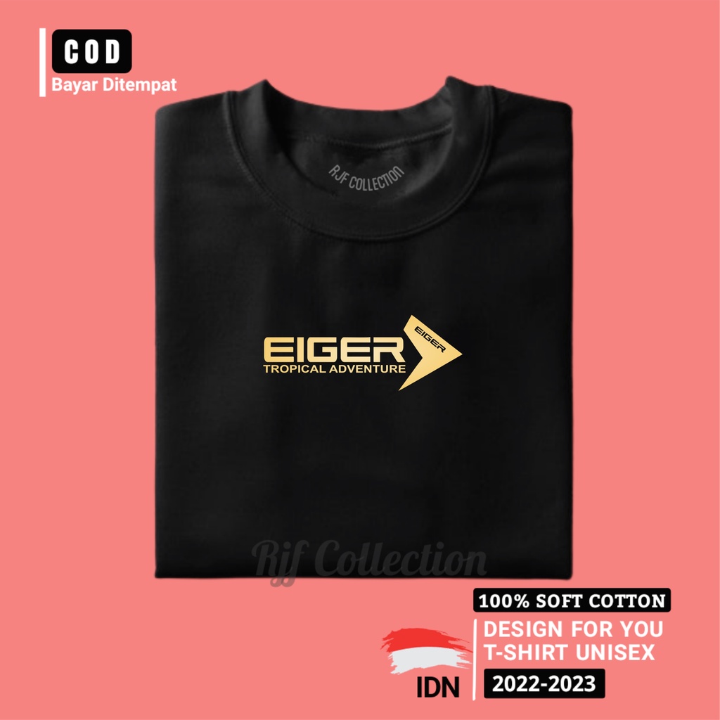 Rjf Collection ( COD ) Kaos Distro Pria Dan Wanita Dewasa - Baju Kaos Oblong Cowok Cewek - Kaos Leng