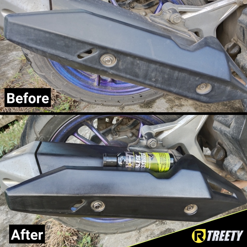 Treety Penghitam body motor/mobil [dasbord,trim restorer,body kasar]