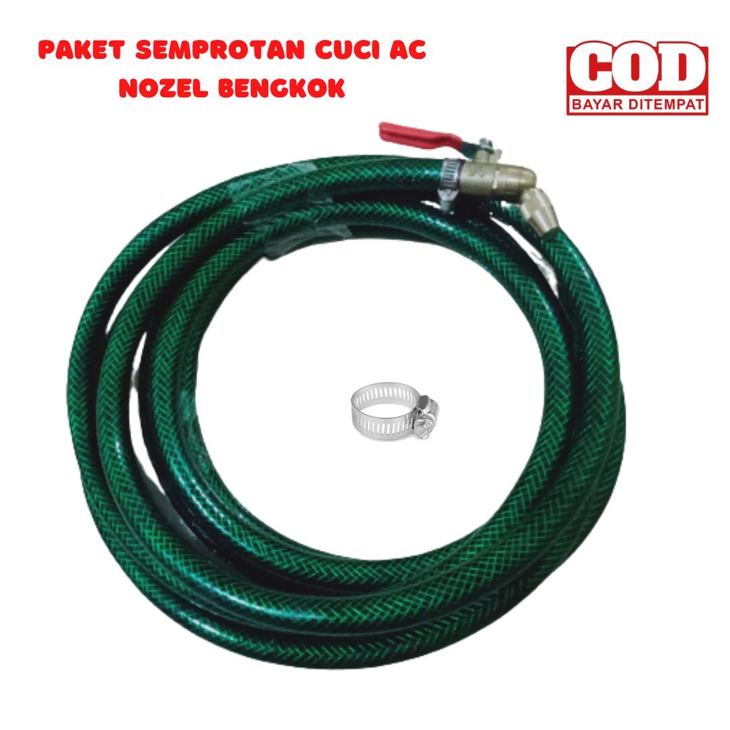 Paket Semprotan Steam AC Set - Selang Steam + Nozzle - Selang Steam Tekanan Tinggi Dan Nozzle