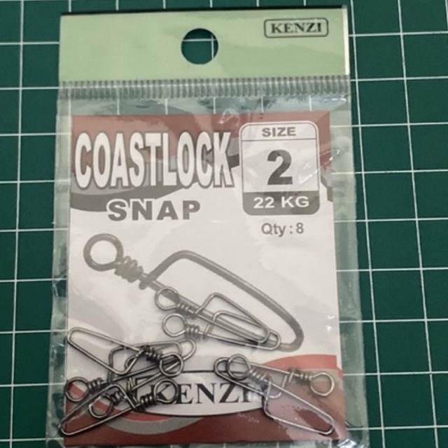Peniti pancing snap coastlock snap one way size 0 - size 5-1