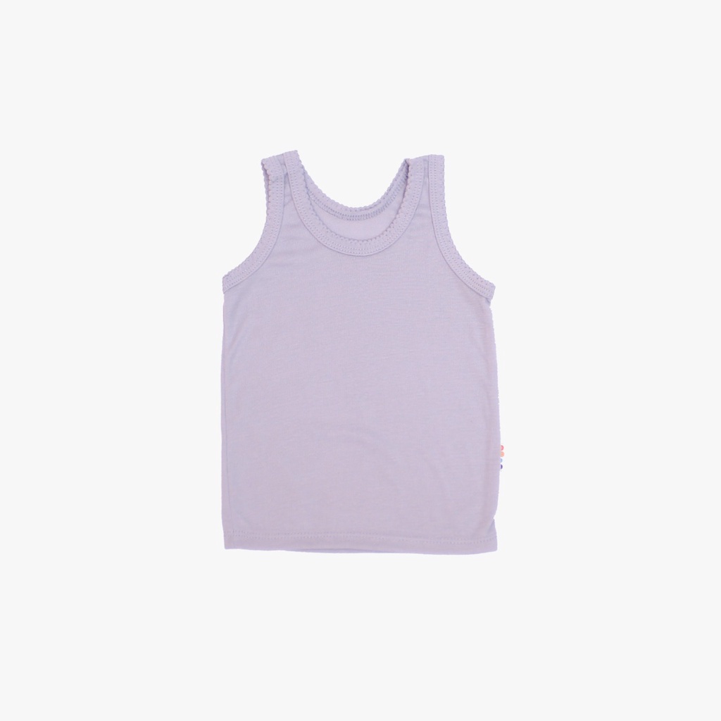 Singlet Bayi Rene 3 Pcs Kaos Dalam Anak Warna Polos Tua 0-6 Bulan - NIA Singlet