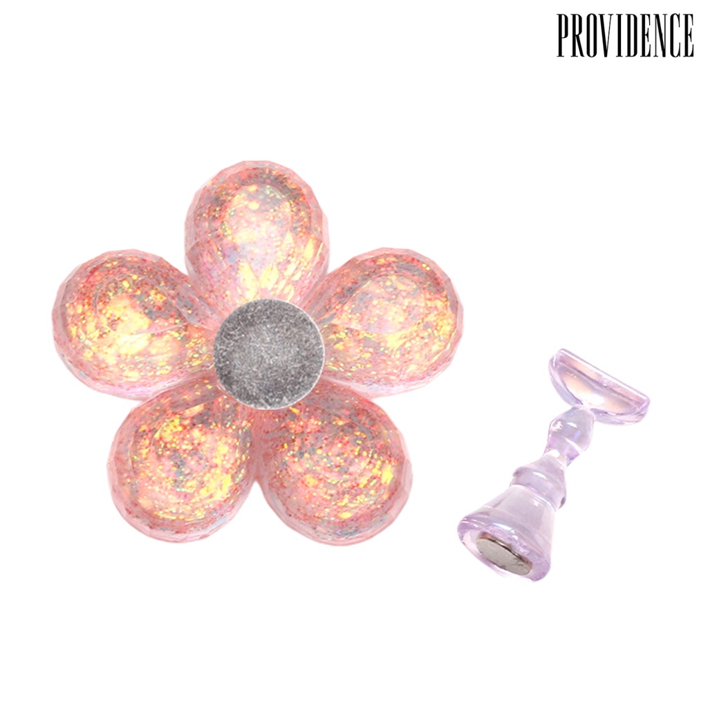 Providence 1 Set Stand Holder Kuku Palsu Bahan Resin Untuk Display / Latihan Nail Art DIY