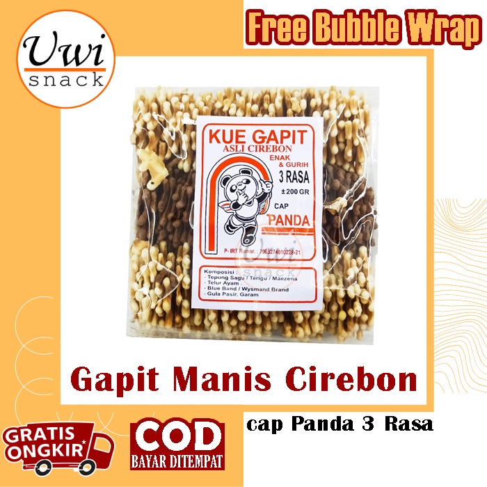

Gapit Manis cap Panda 3 Rasa / Gapit Manis Cirebon