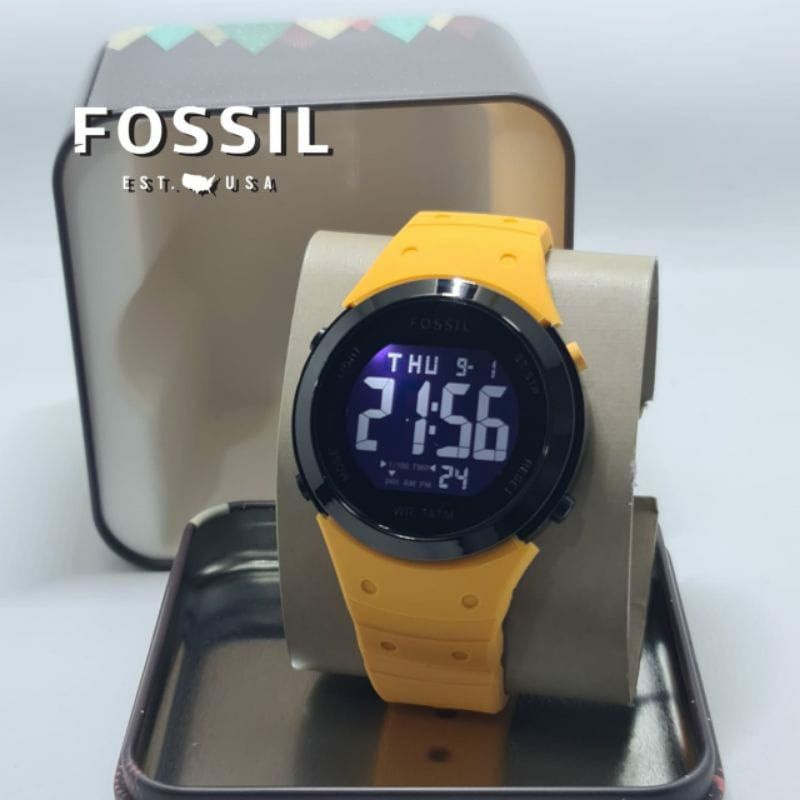 Best Deal! Jam Tangan Fossl Digital Tahan Air Kasual Favorit Kesukaan Bisa COD