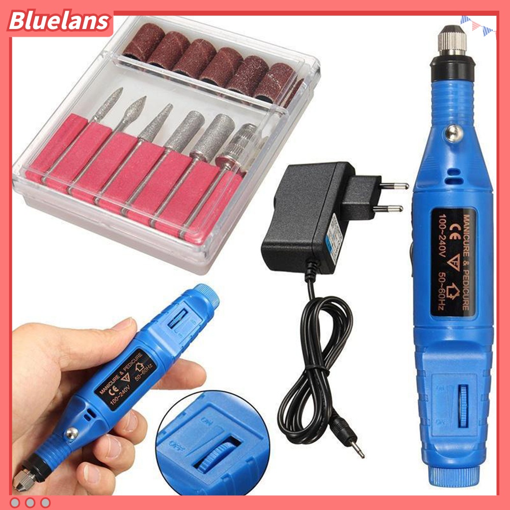 (In Stock) Kacamata Hitam Lensa Warna Warni ♡Pen Bor Elektrik Mini Untuk Manicure / Nail Art