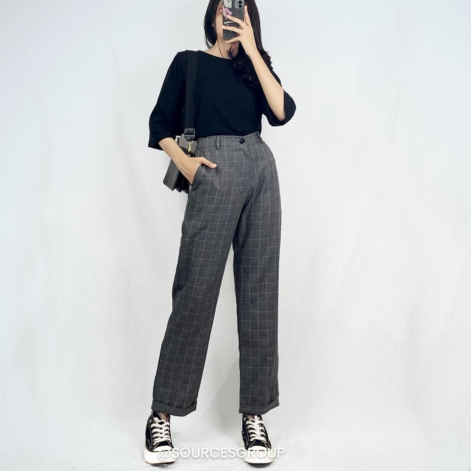 BOXY PLAID PANTS ◦ KDI.22Oc22υ