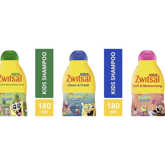 ZWITSAL KIDS SHAMPOO WITH CONDITIONER SOFT &amp; MOISTURIZING 180 ML