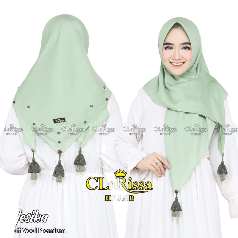 [BISA COD] JILBAB TASSEL MUTIARA CLARISSA HIJAB / HIJAB CLARISSA / SEGI4 CLARISSA / SEGIEMPAT CLARIS