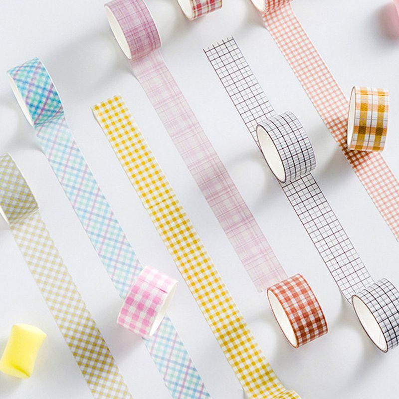 

Washi Tape Retro Pure Color Scrapbook 1 Rolls