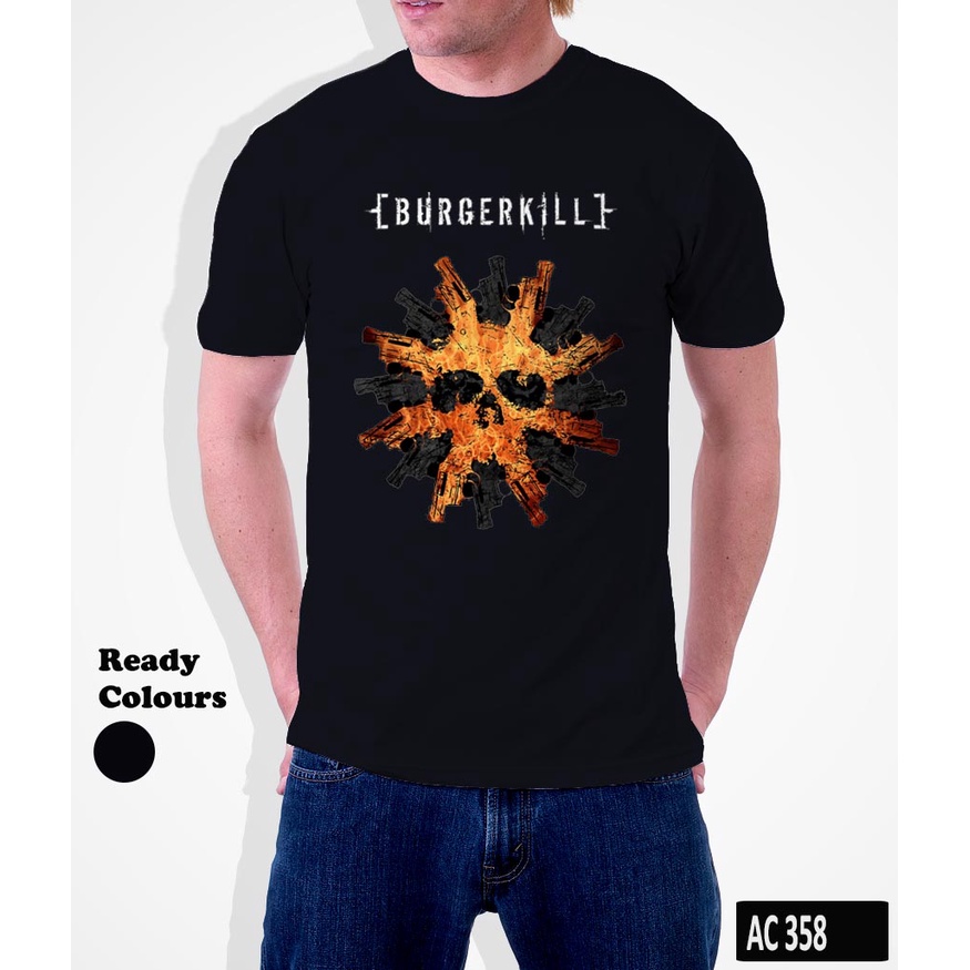 Kaos Burgerkill T-Shirt Band Metal Burgerkill