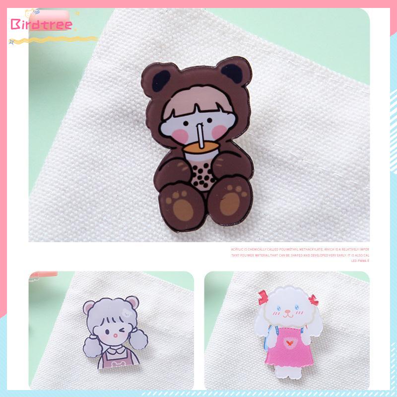 Readystock ️COD Bros Pin Gaya Jepang Dan Korea Untuk Aksesoris Pakaian Fashion Korea- BS