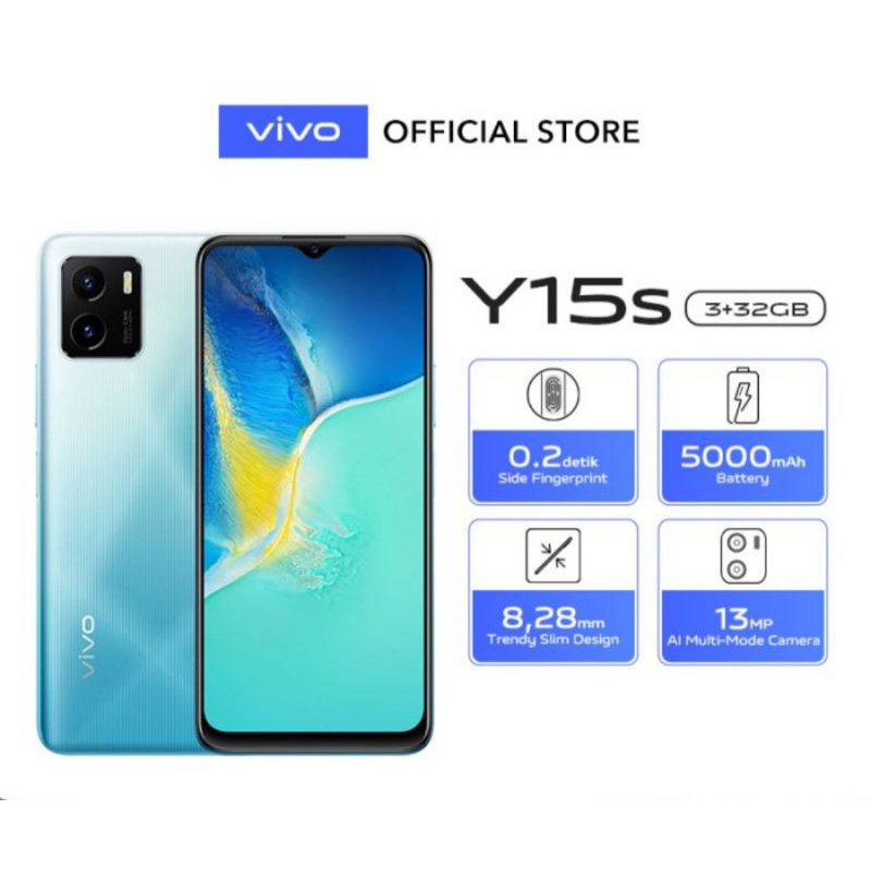 VIVO Y12S RAM 3/32 | Y15S RAM 3/32GB | Y16 3/32 GB | Y01 GARANSI RESMI VIVO INDONESIA