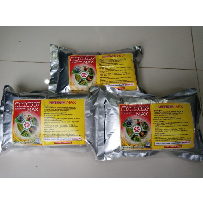 GAM&% Monster MAX Pestisida Alami Pembasmi Hama Ulat Lalat Buah Semut *a: