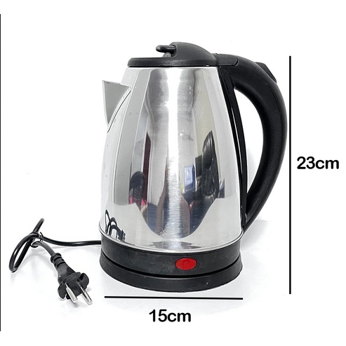 Teko Listrik Kettle Pemanas Air Listrik Stainless Steel Kapasitas 2L