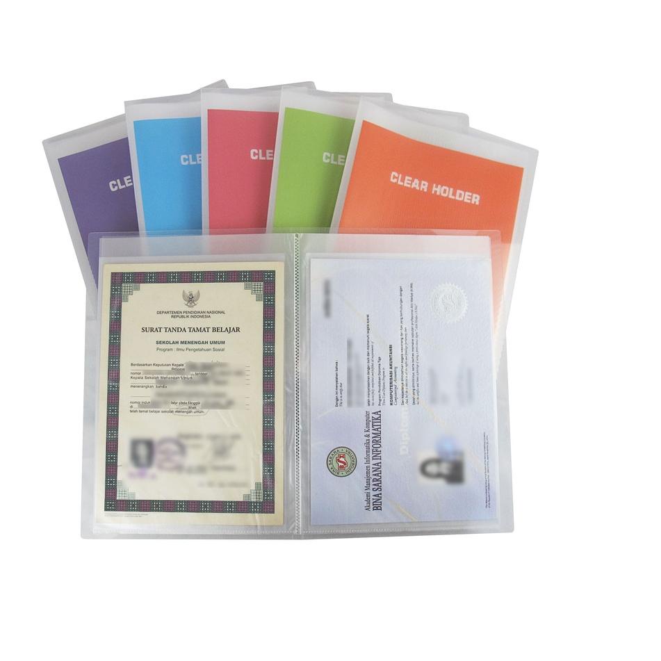 

Kirim Sekarang Clear Holder / Dokument Keeper / Display Book / Document Keeper Warna Neon EAGLE A4/F4 40 Pocket
