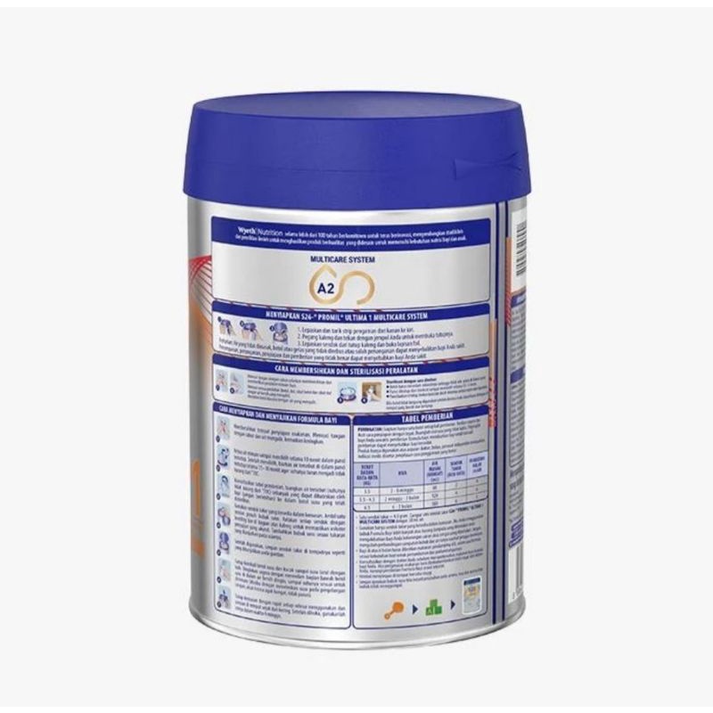 S26 ULTIMA Promil 1 Susu Formula Bayi 0 to 6 Bulan Tin 850 g