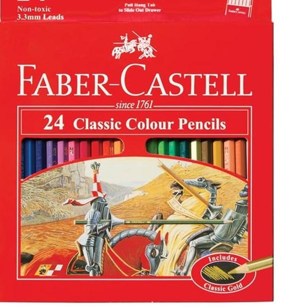 

Kekinian Pensil Warna Classic Faber Castell 12, 24, 36 dan 48 Warna !!