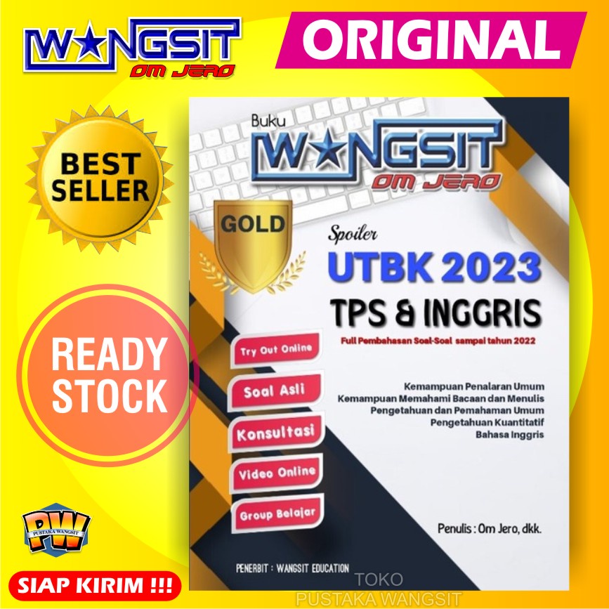 Jual Buku Wangsit OM JERO UTBK SBMPTN 2023 Buku Wangsit TPS Gold 2023