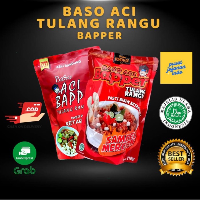 TERLARIS Baso Aci Bapper boci Premium boci baper sambel mercon Cilok Bapper - Cilokba DJ