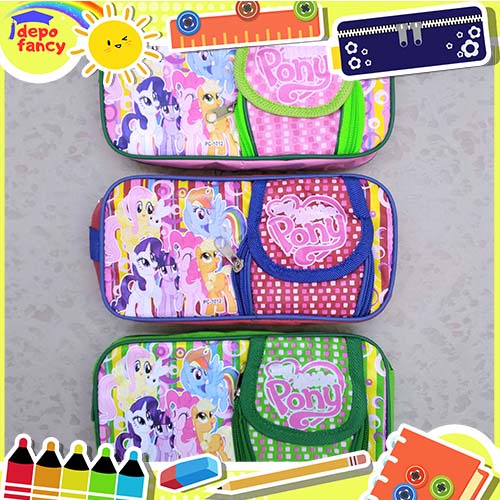 

Kotak Pensil Resleting Little Pony PC1012 / Pencil Case / Kotak Pensil / Tepak Pensil / Boks Pensil / Box Pen