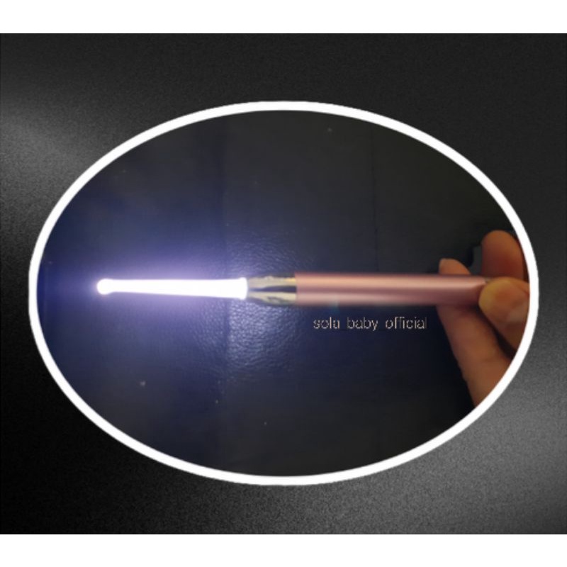 korek kuping bayi lampu led/pembersih kuping bayi lampu led/bahan stainless