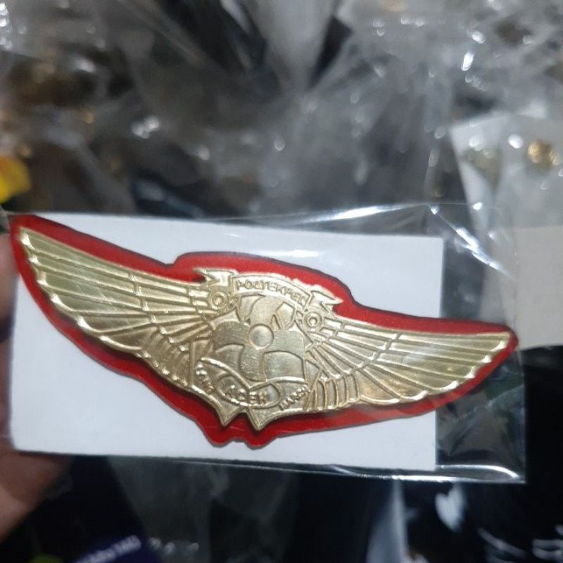 wing poltekpel aceh 8cm begron merah 2milli(8.2cm)