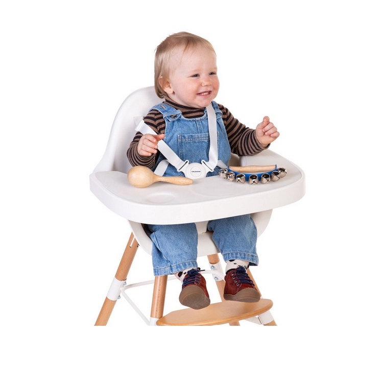 Childhome Evolu Feeding Tray Abs + Silicone Placemat - Meja Highchair Feeding Tray Table Kursi Makan Lepas Pasang