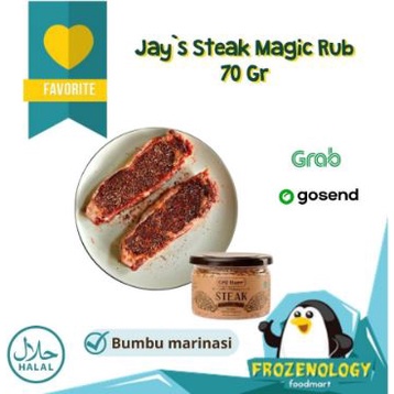

Classica2106 Jay`S Grill Master Steak Magic Rub / Bumbu Marinasi Steak 70 Gr