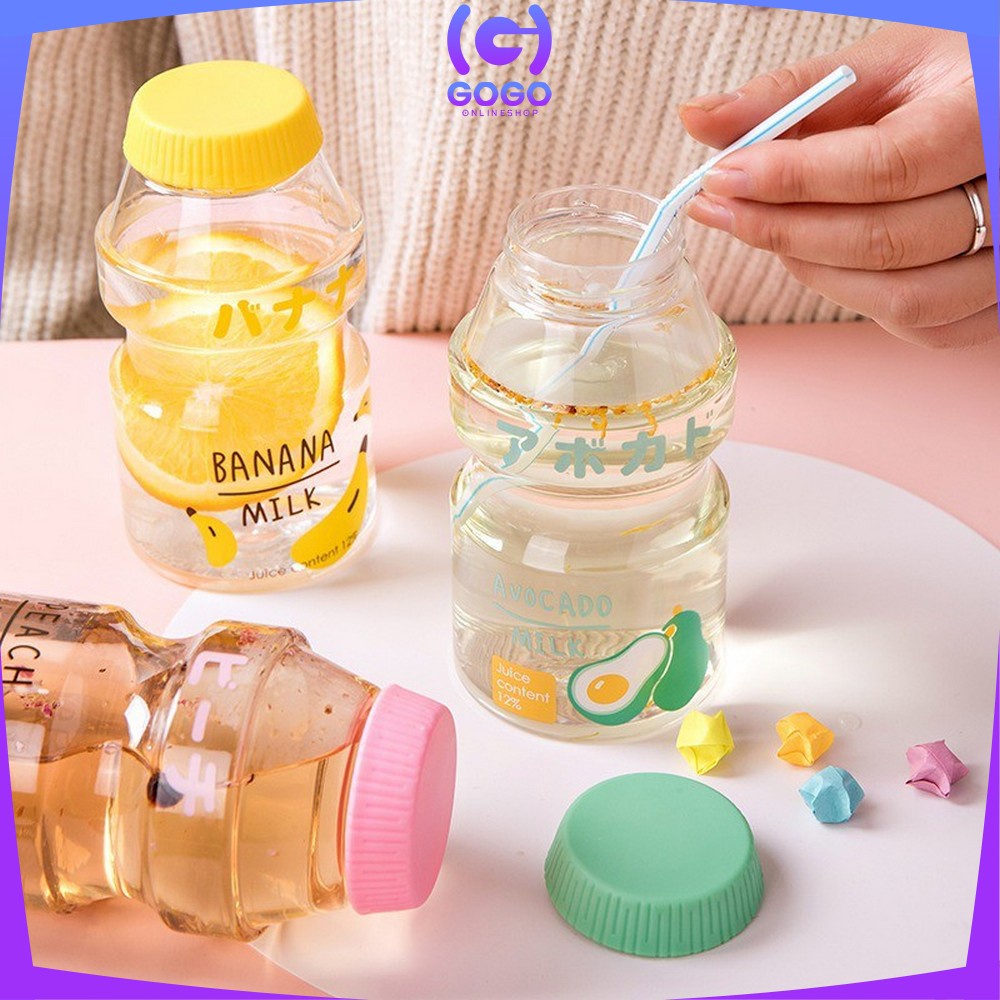 GOGO-C306 Botol Air Minum Anak Unik Botol Fruity Botol Minum 480ml / Botol Minum Fruity Fruit ALA KOREA