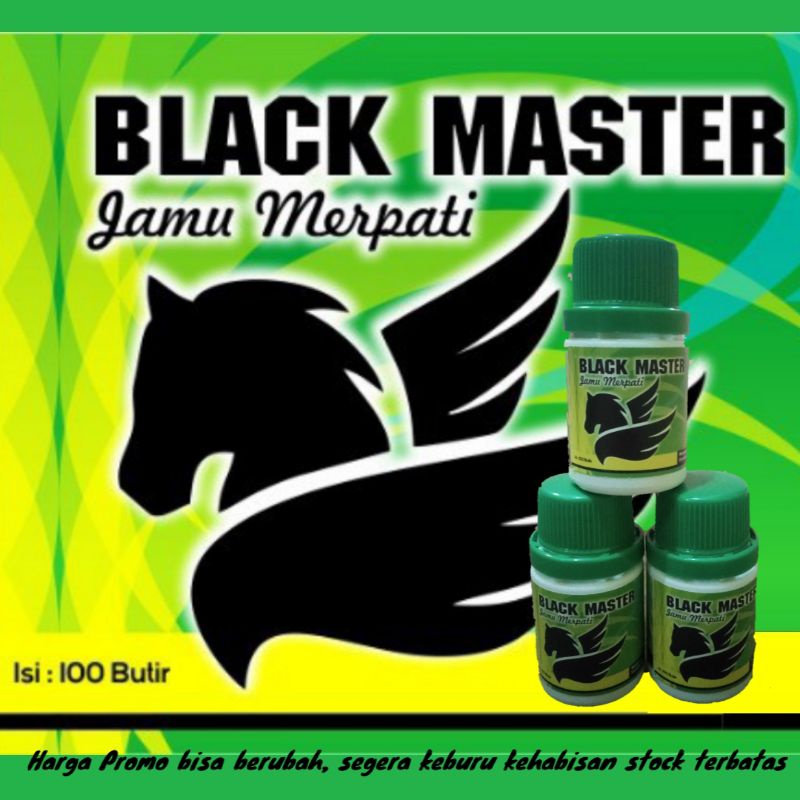 Jamu Merpati Black Master  isi 100 butir