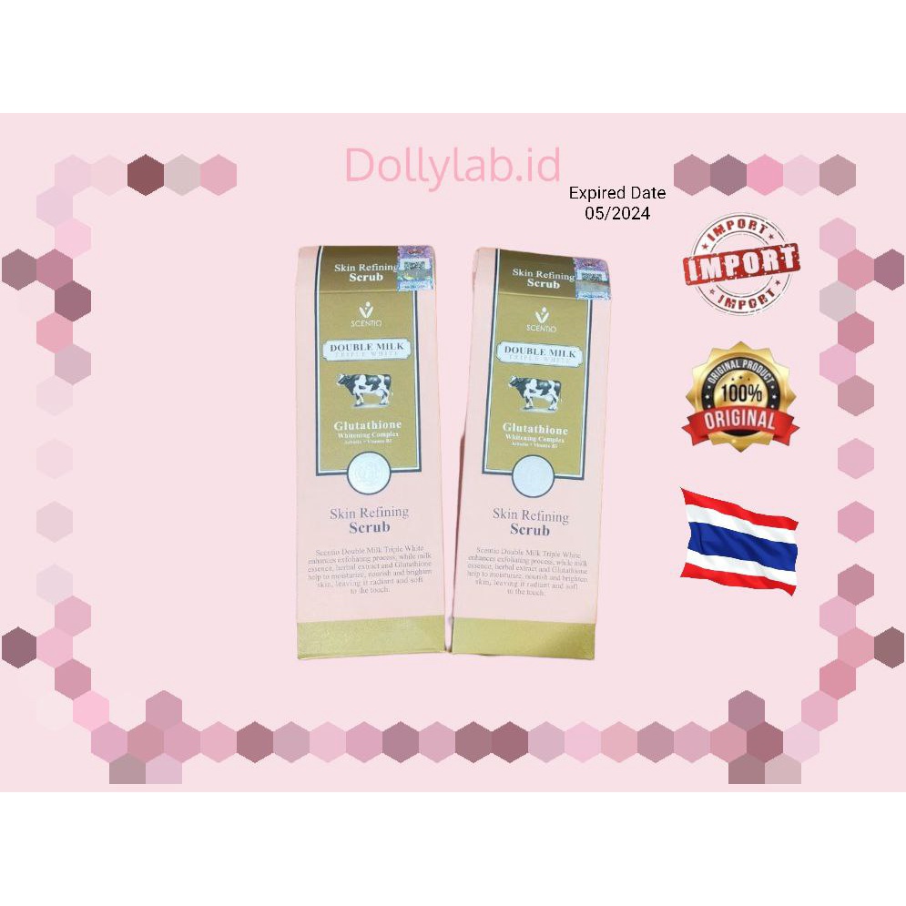 [READY] SCENTIO Double Milk Triple White Skin Refining Scrub by Beauty Buffet