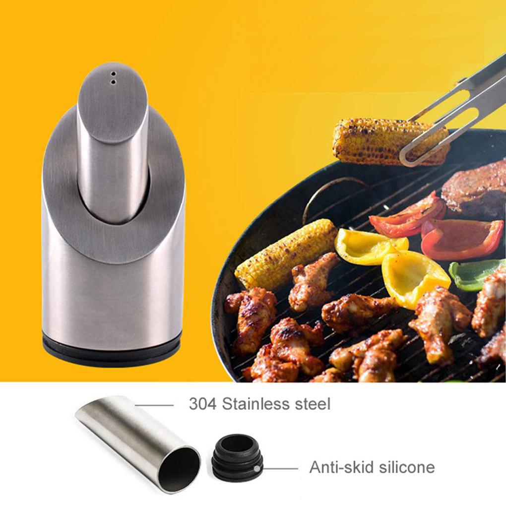 Pepper Shaker Stainless Steel Dispenser Garam Bumbu Kaleng Botol Portable Camping Mancing Hotel Dapur Masak