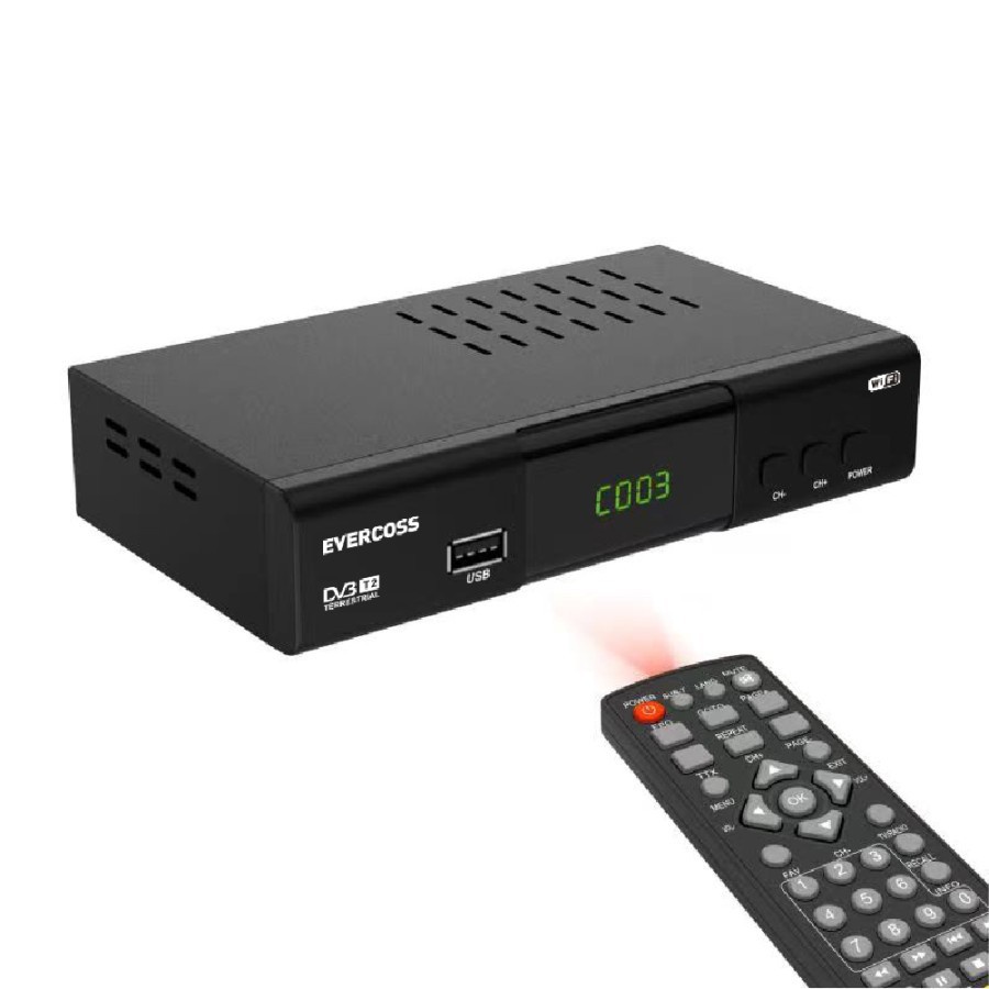 Remote STB Evercoss Remot Set Top Box Original 100%