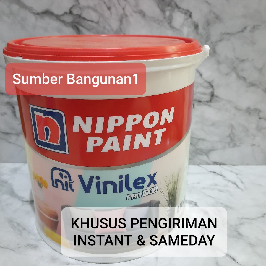 [INSTANT] Cat Tembok Vinilex Pro Nippon Paint hijau abu biru putih cream ungu