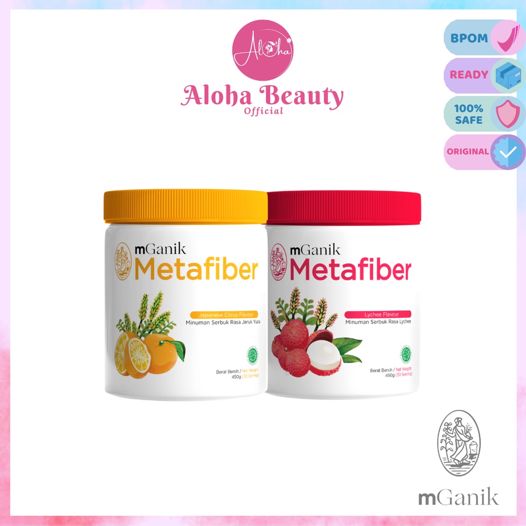 (BONUS EMAS) METAFIBER MGANIK OFFICIAL 100% ORIGINAL BPOM HALAL DIABETES SERAT BEBAS GULA MGANIC