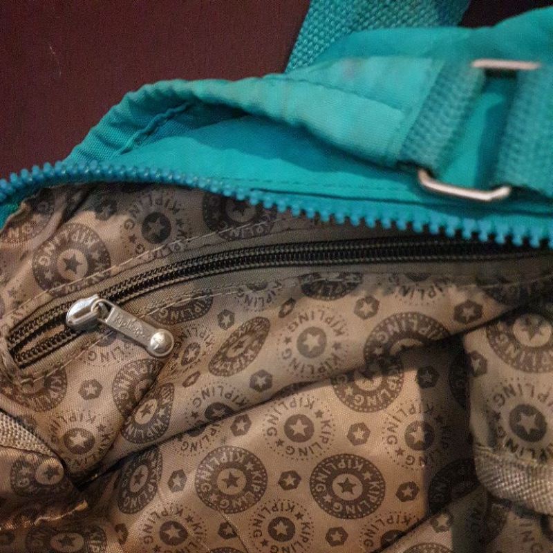 TAS KIPLING GREEN &amp; MONKEY PRELOVED