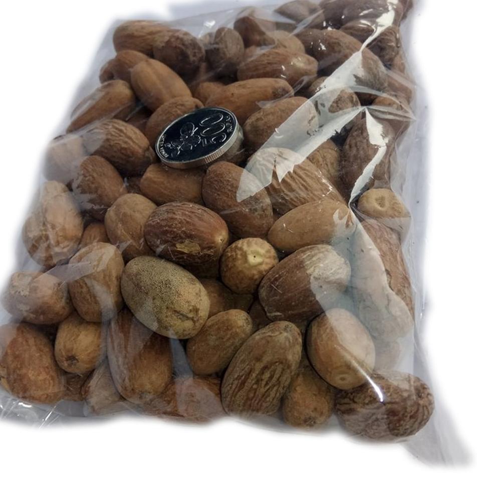 

10.10 Fasion sale Biji Pala Kupas Lonjong 250 g, 500 g, 1 kg (Nutmeg seeds) gas !!