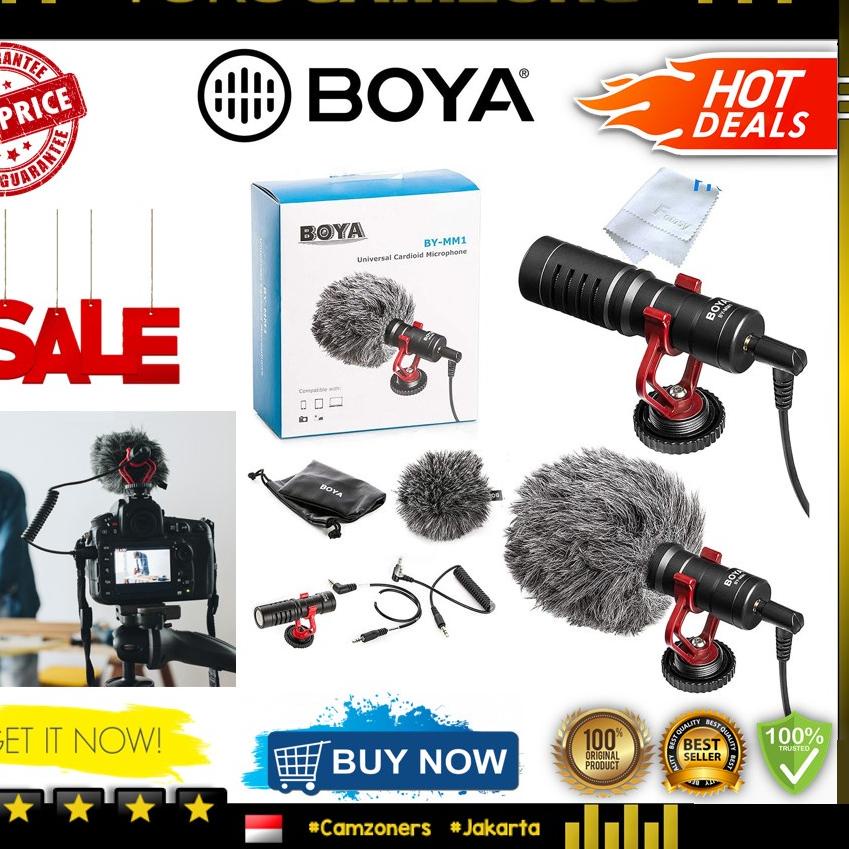EXCLUSIVEBOYA BY-MM1 Mini Cardioid Condenser Microphone|RA1